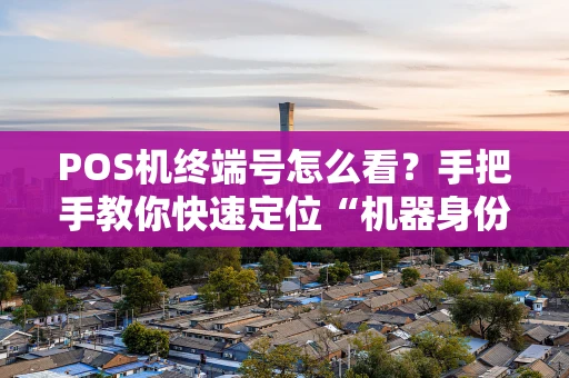 POS机终端号怎么看？手把手教你快速定位“机器身份证”