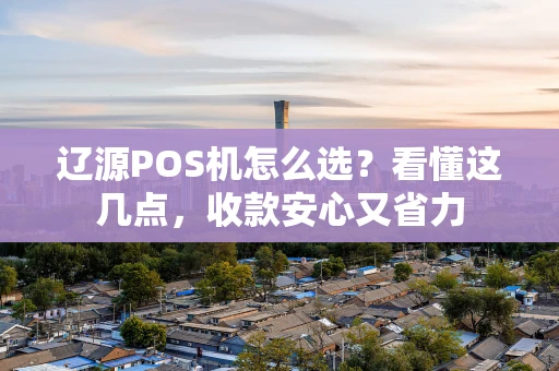 辽源POS机怎么选？看懂这几点，收款安心又省力
