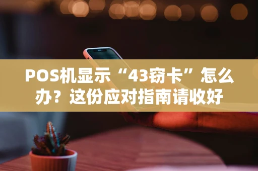 POS机显示“43窃卡”怎么办？这份应对指南请收好