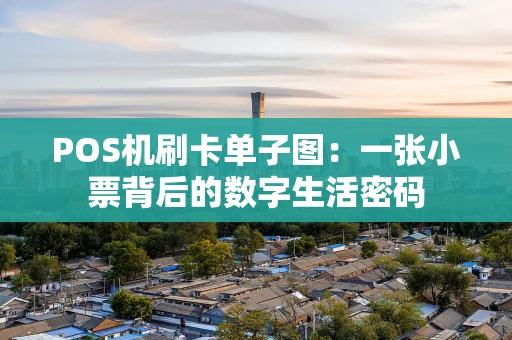 POS机刷卡单子图：一张小票背后的数字生活密码