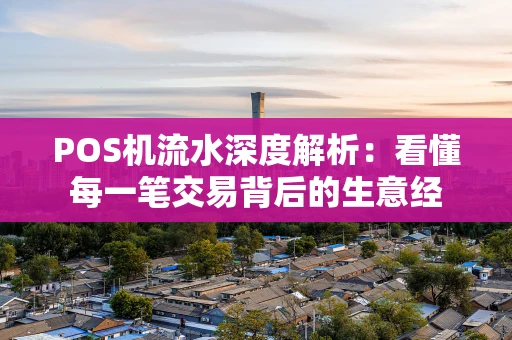 POS机流水深度解析：看懂每一笔交易背后的生意经