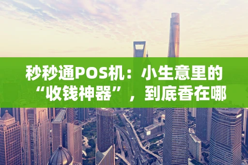 秒秒通POS机：小生意里的“收钱神器”，到底香在哪儿？
