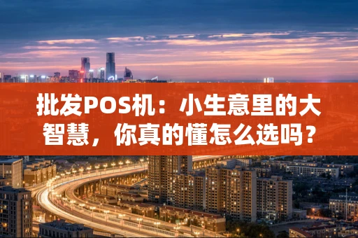 批发POS机：小生意里的大智慧，你真的懂怎么选吗？