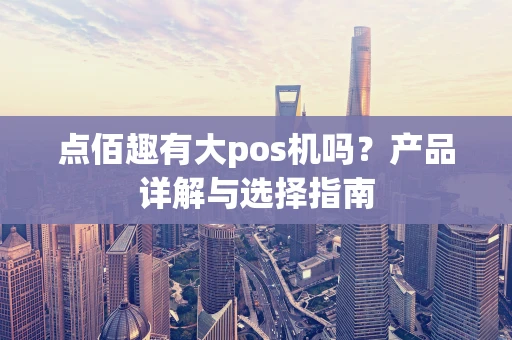 点佰趣有大pos机吗？产品详解与选择指南
