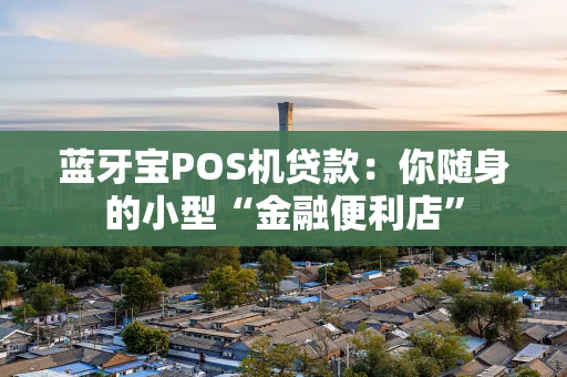 蓝牙宝POS机贷款：你随身的小型“金融便利店”
