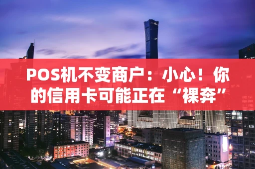 POS机不变商户：小心！你的信用卡可能正在“裸奔”