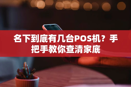 名下到底有几台POS机？手把手教你查清家底