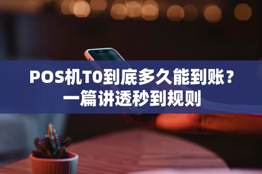 POS机T0到底多久能到账？一篇讲透秒到规则
