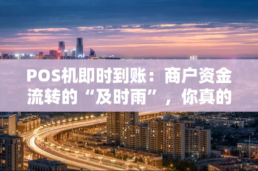 POS机即时到账：商户资金流转的“及时雨”，你真的了解吗？