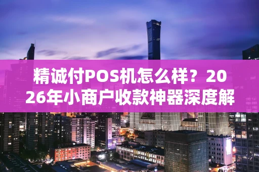 精诚付POS机怎么样?2026年小商户收款神器深度解析 精诚付POS机怎么样?2026年小商户收款神器深度解析