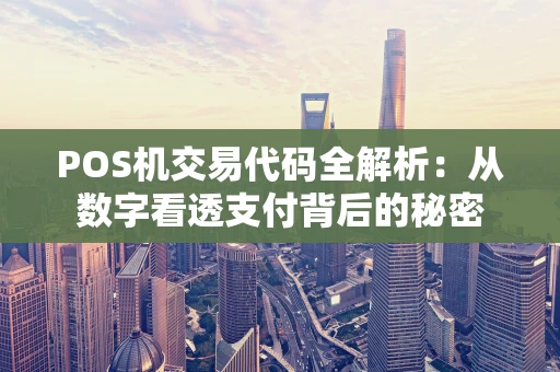 POS机交易代码全解析：从数字看透支付背后的秘密