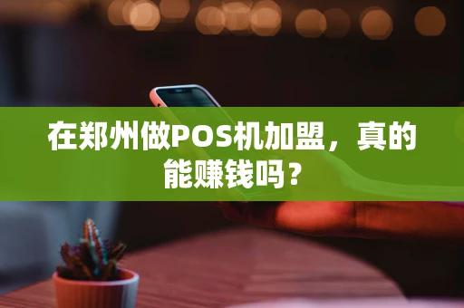 在郑州做POS机加盟，真的能赚钱吗？