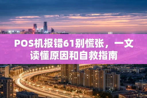 POS机报错61别慌张，一文读懂原因和自救指南
